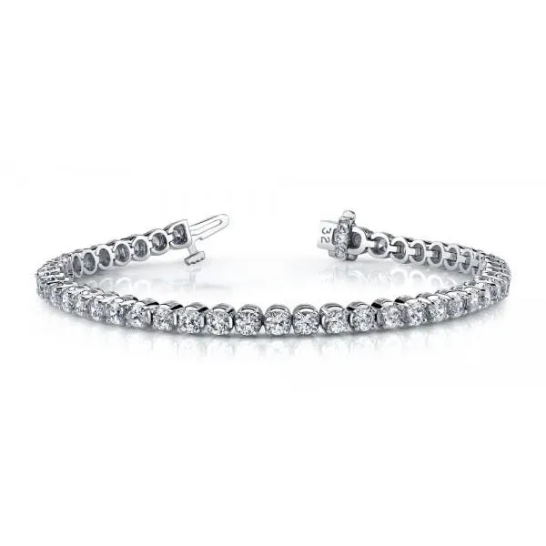 14K Diamond and Gold Tennis Bracelet