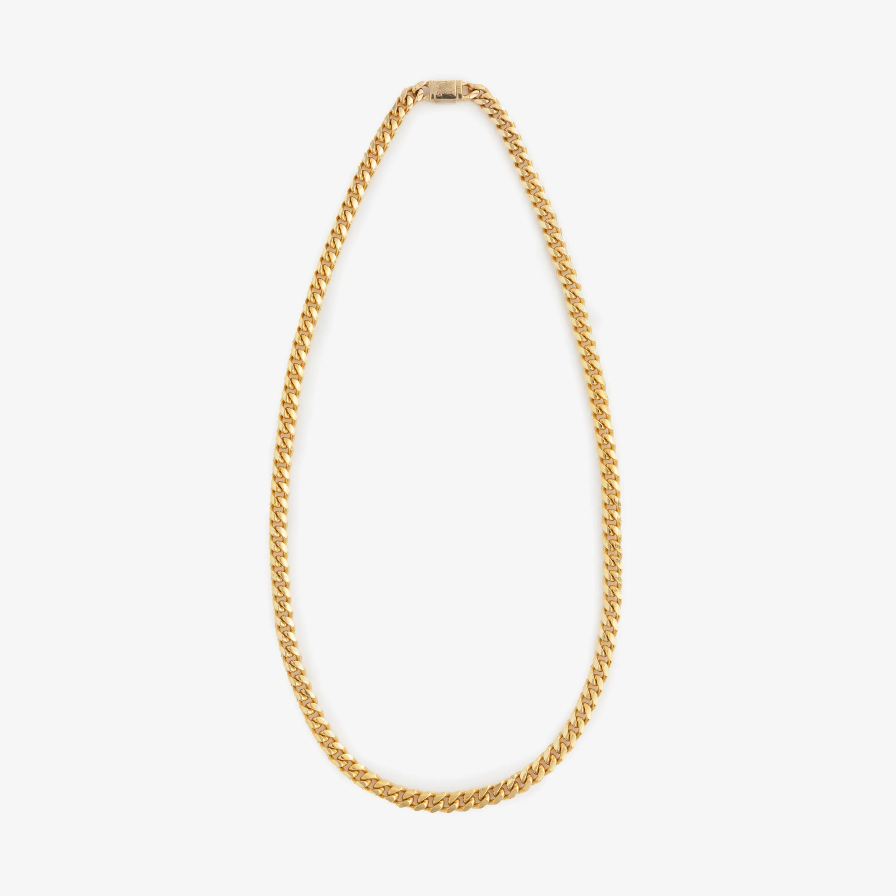 14Kt Gold Cuban Link Necklace