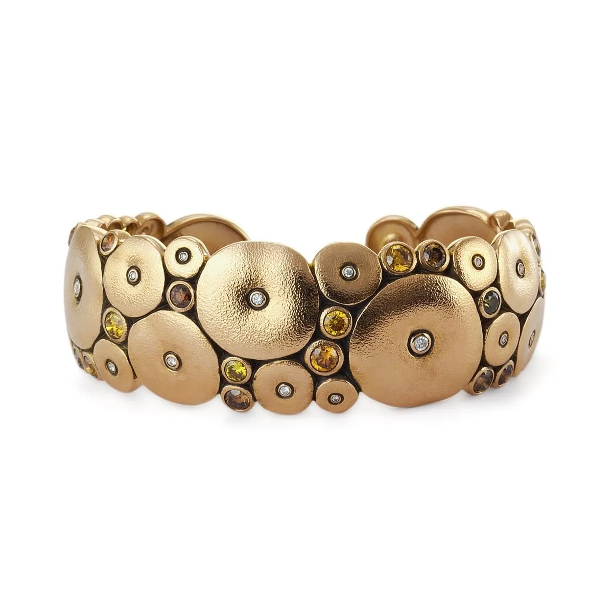 18K Orchard Diamond Cuff Bracelet - B-34RDC