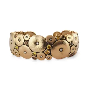 18K Orchard Diamond Cuff Bracelet - B-34RDC