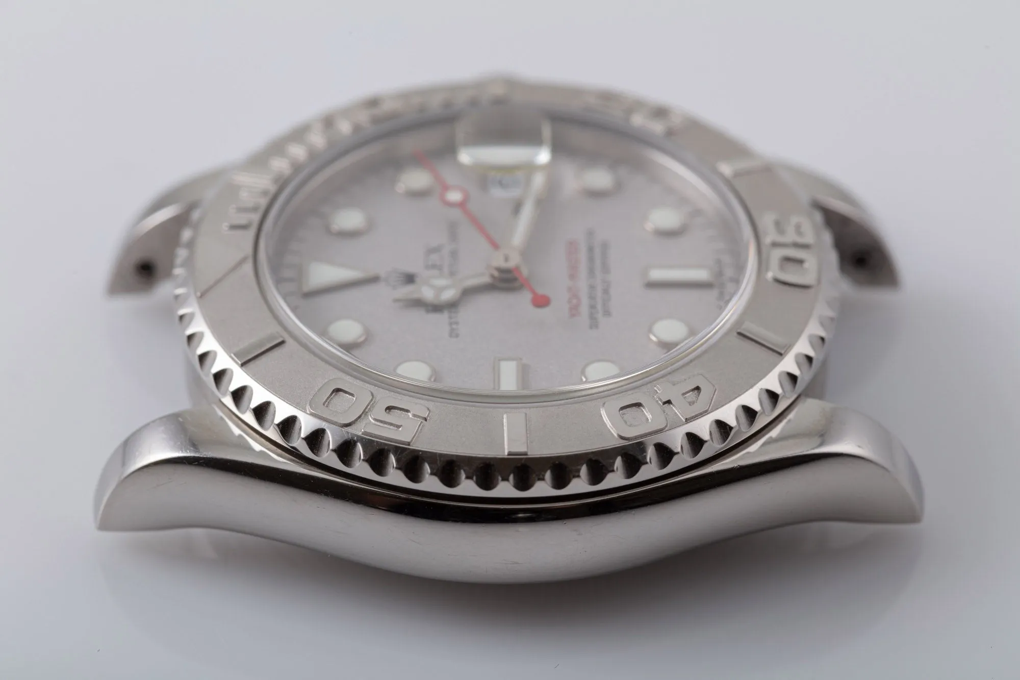 2006 Rolex Yacht Master Midsize Steel Platinum 35mm 168622 with Box & Papers