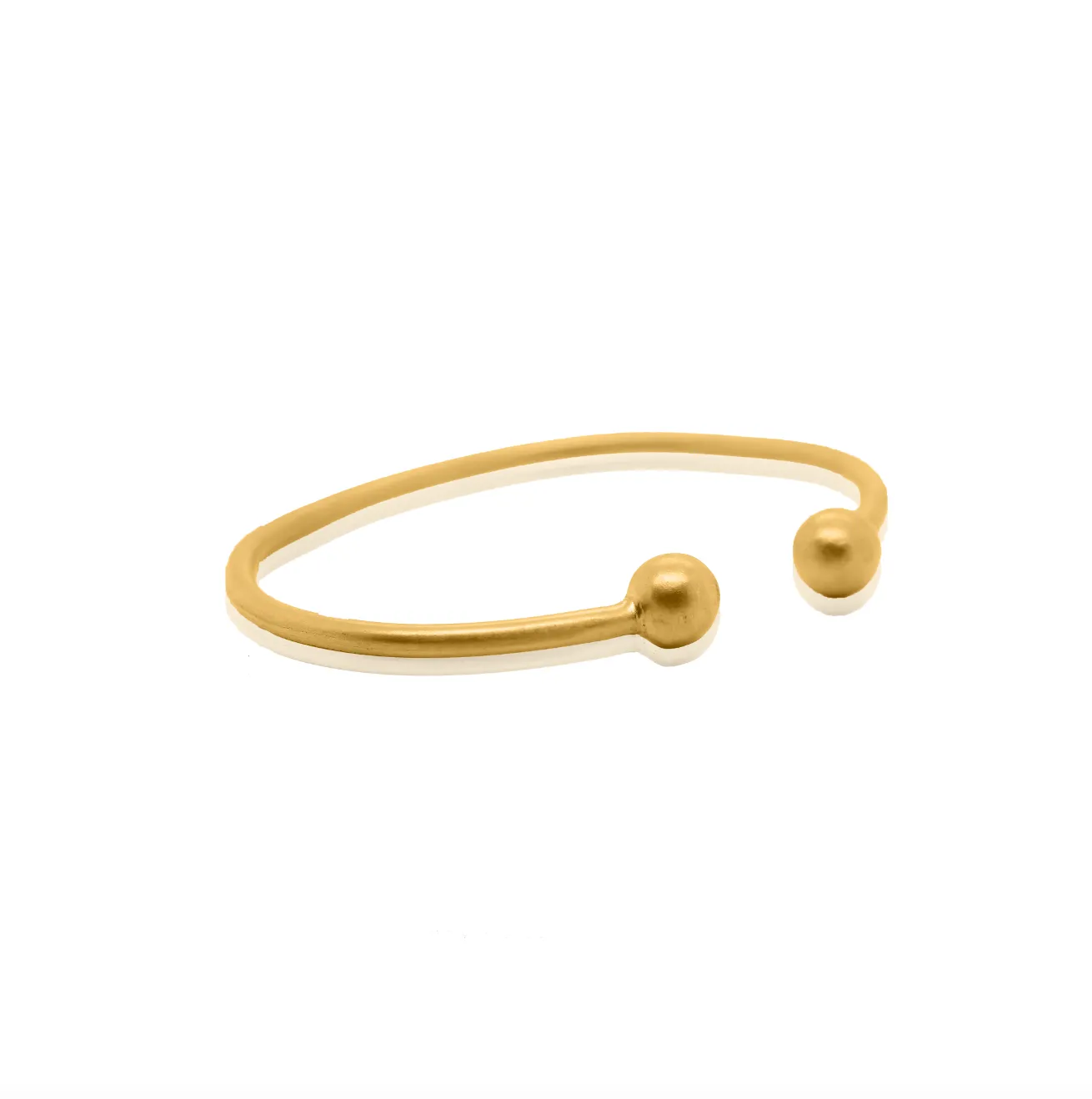 24Kt Gold Golden Orb Bangle