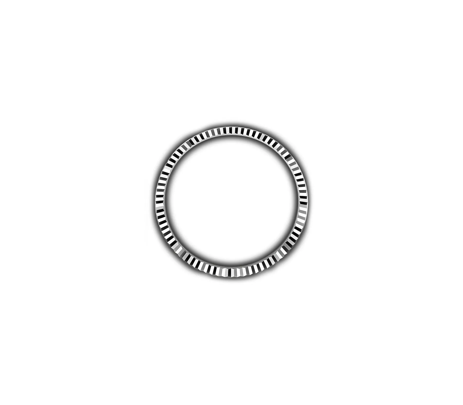 36mm Platinum President Fluted Bezel Ice-Blue Diamond Dial