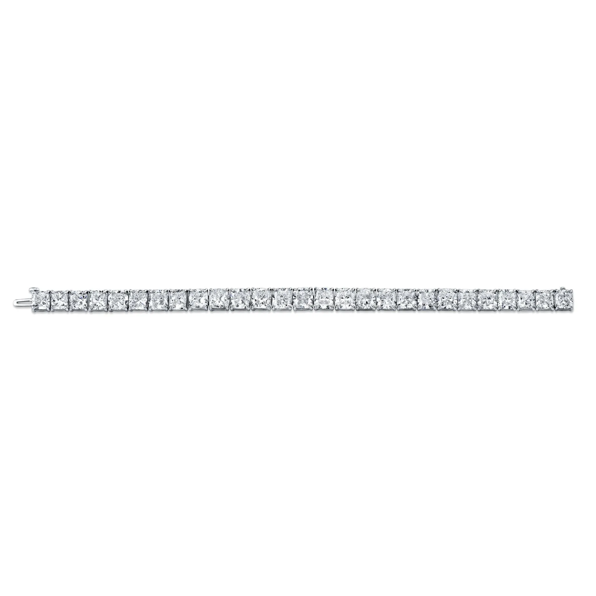 42 Carat Cushion Cut Diamond Bracelet