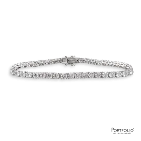 8.60ct Diamond Platinum Bracelet
