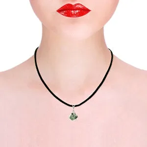 8.76 Carat 14K Solid White Gold Little Women Green Amethyst Diamond Necklace