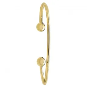 9ct Yellow Gold Ladies Torc Bangle BN118