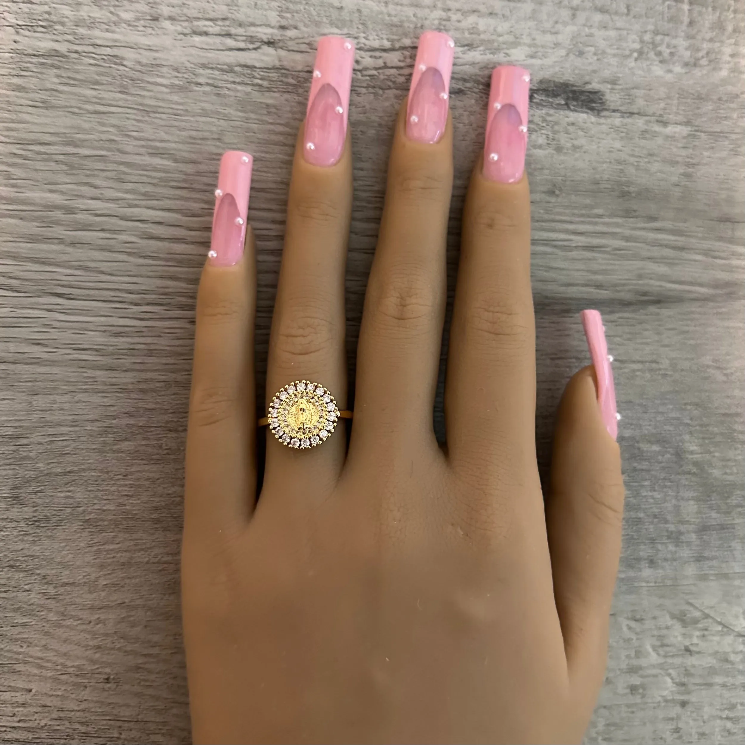 Adjustable Virgencita Ring 012