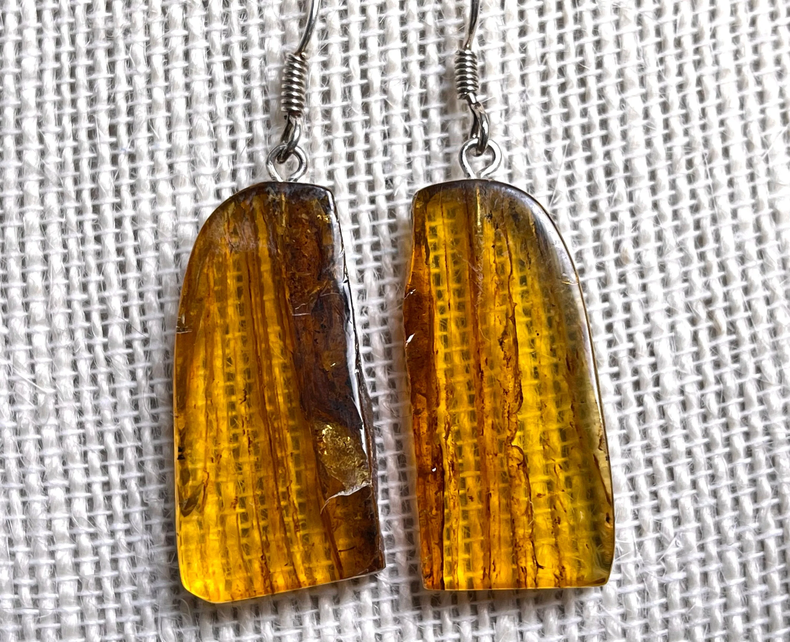 AMBER Crystal Earrings - Statement Earrings, Dangle Earrings, Handmade Jewelry, Healing Crystals and Stones, 50339