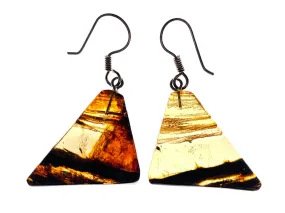 AMBER Crystal Earrings - Statement Earrings, Dangle Earrings, Handmade Jewelry, Healing Crystals and Stones, 50362