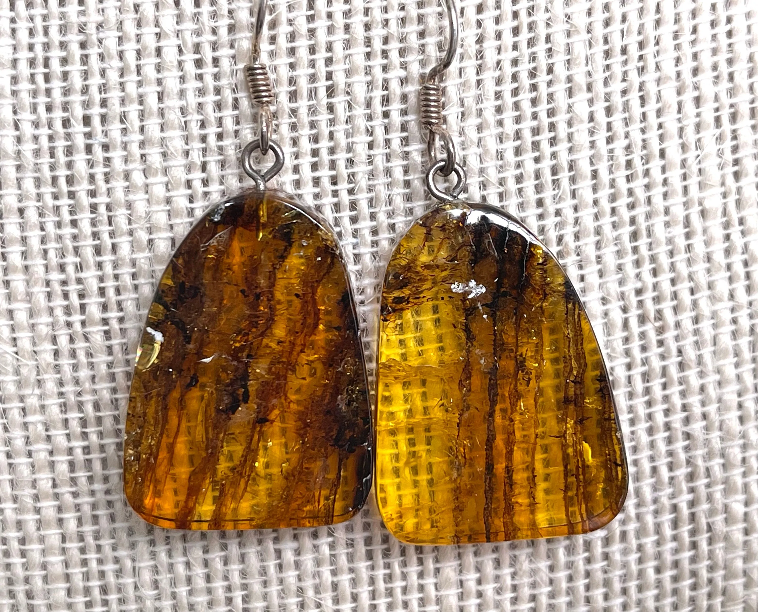 AMBER Crystal Earrings - Statement Earrings, Dangle Earrings, Handmade Jewelry, Healing Crystals and Stones, 50369