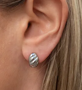 Amber Earrings | Silver