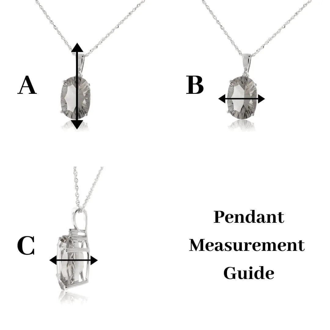 Amethyst & Diamond Decorative Pendant