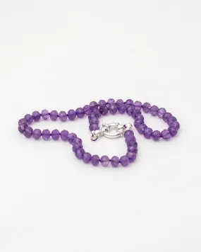 Amethyst Crystal Candy Necklace – Faceted