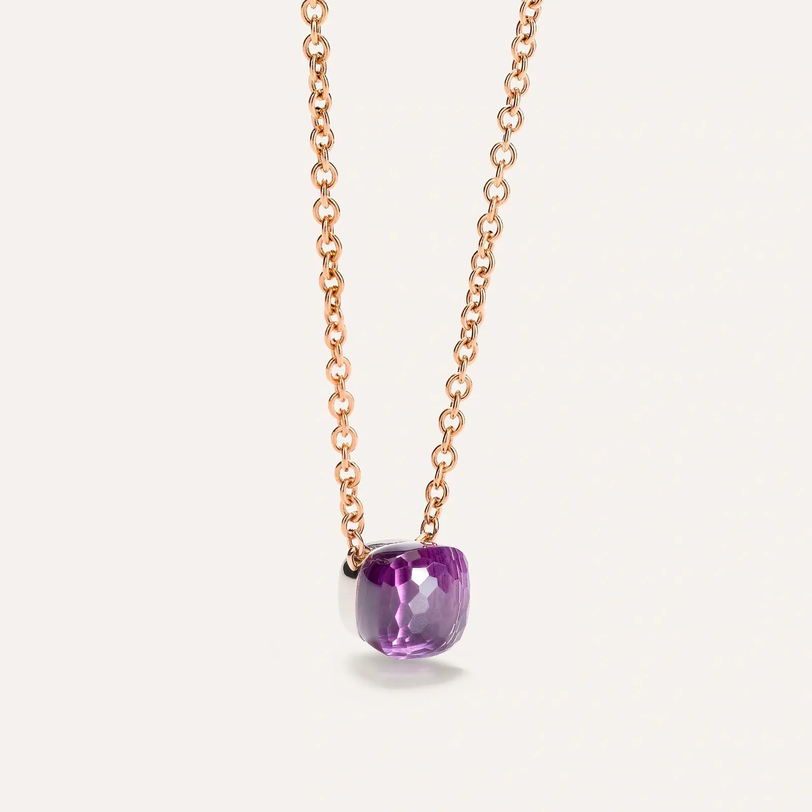 Amethyst Nudo Petit Necklace