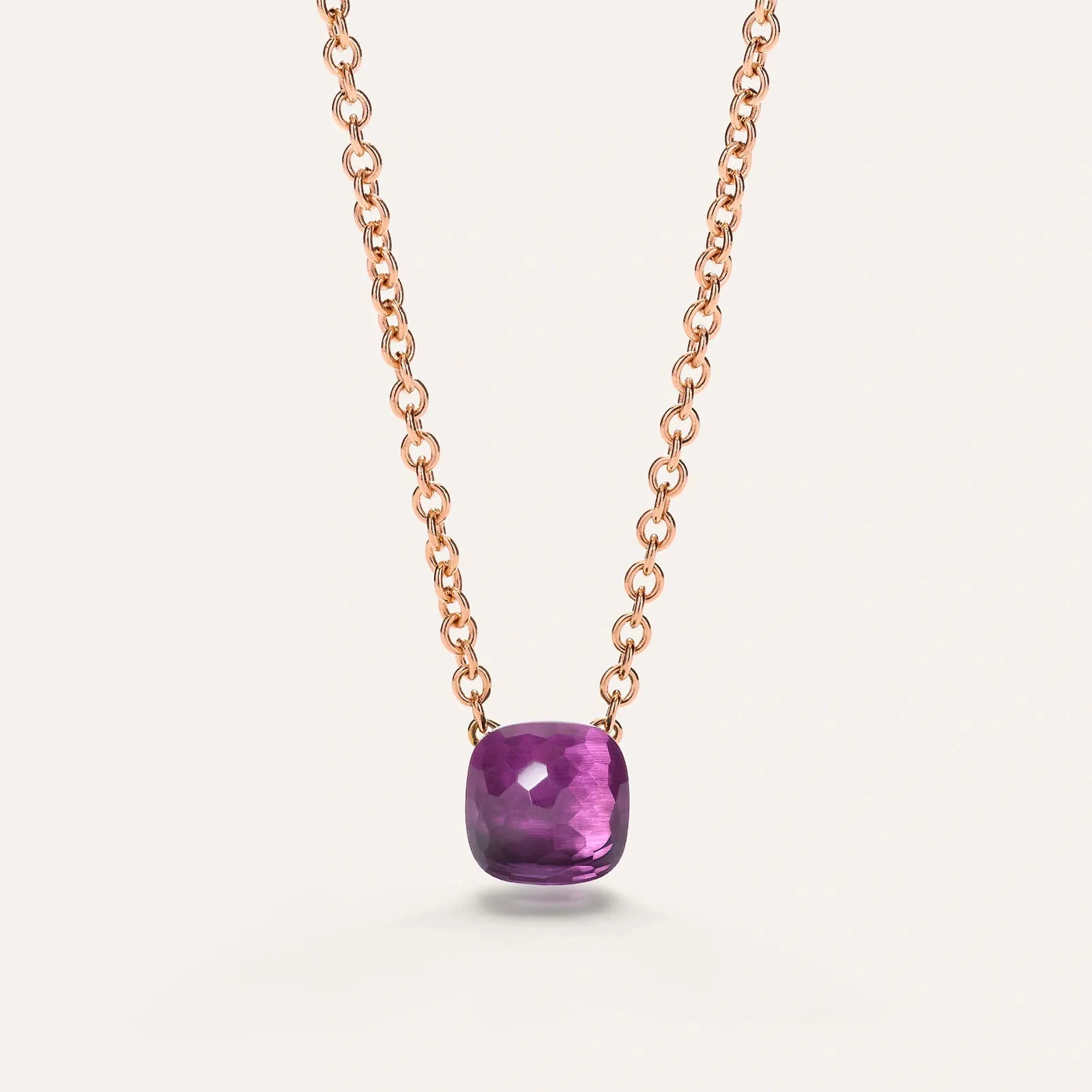 Amethyst Nudo Petit Necklace