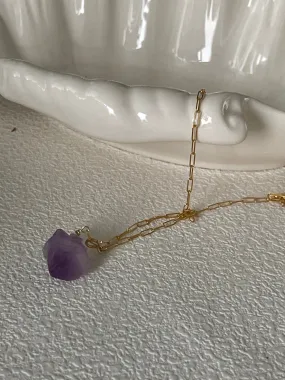 AMIRA Amethyst Pendant Necklace