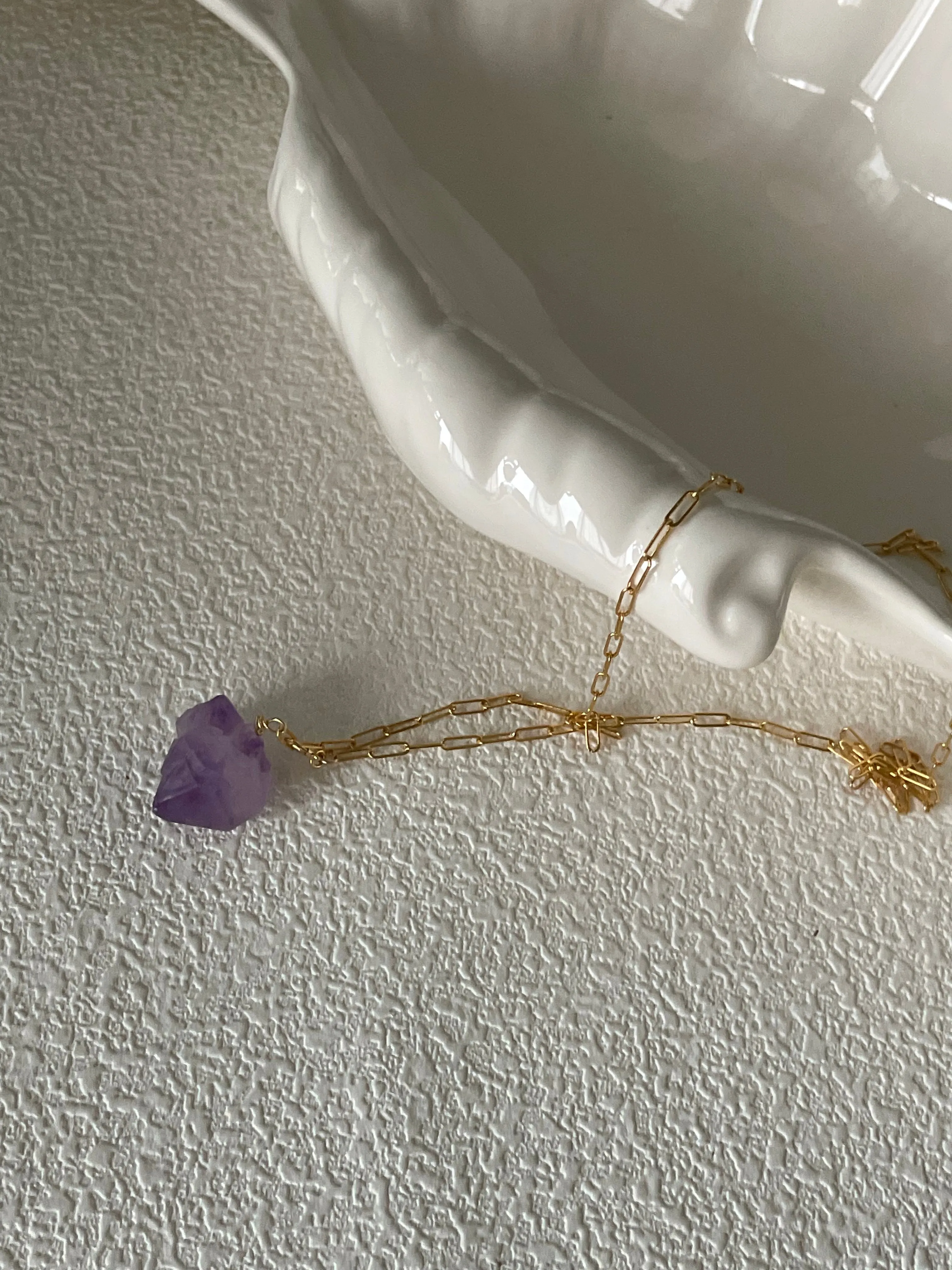 AMIRA Amethyst Pendant Necklace