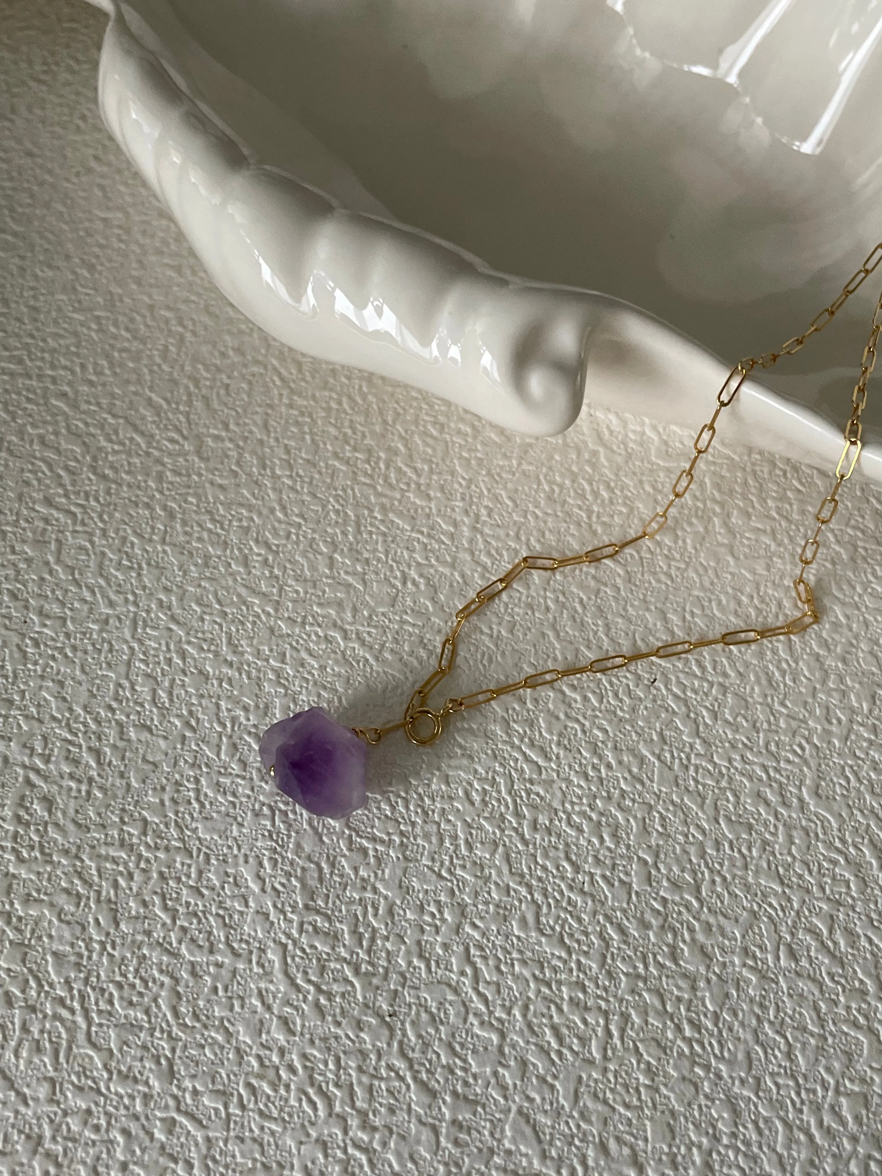 AMIRA Amethyst Pendant Necklace