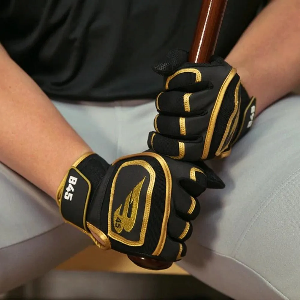 B45 Midnight Series Batting Gloves