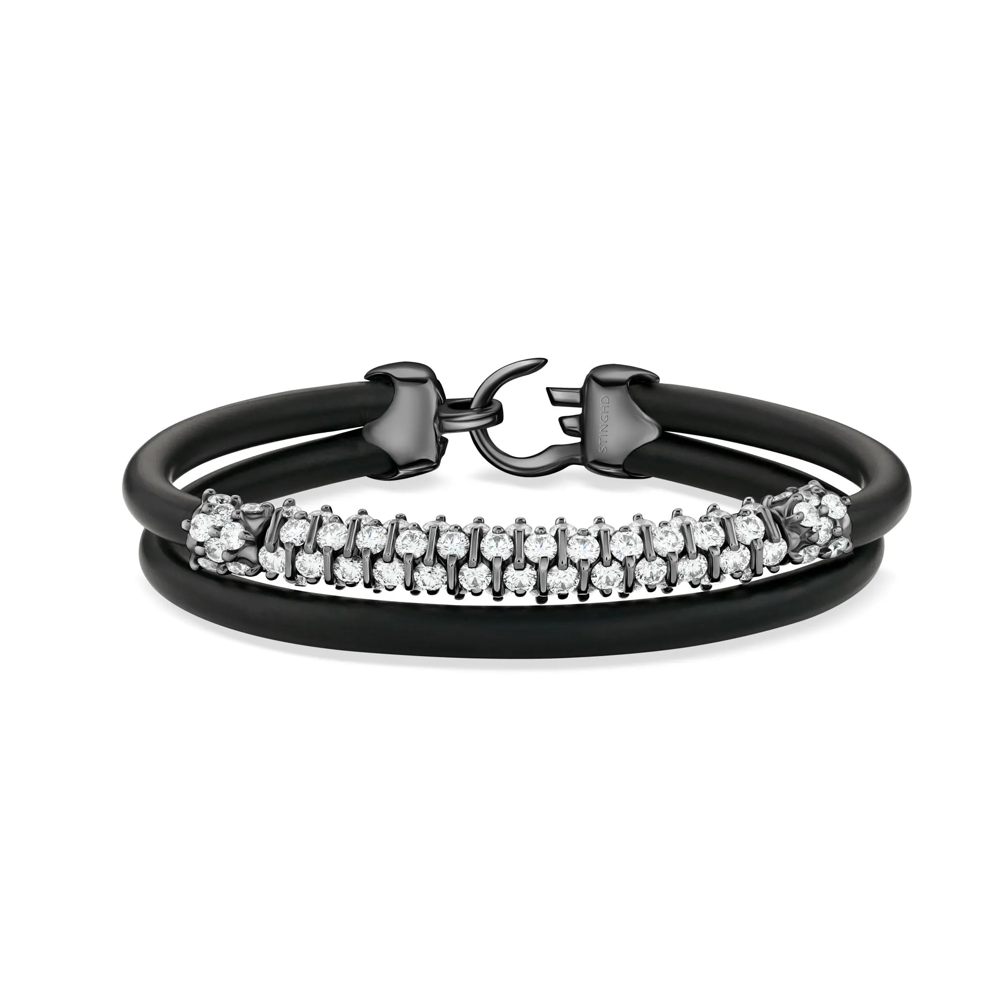 B472 Black Platinum Diamond Bar