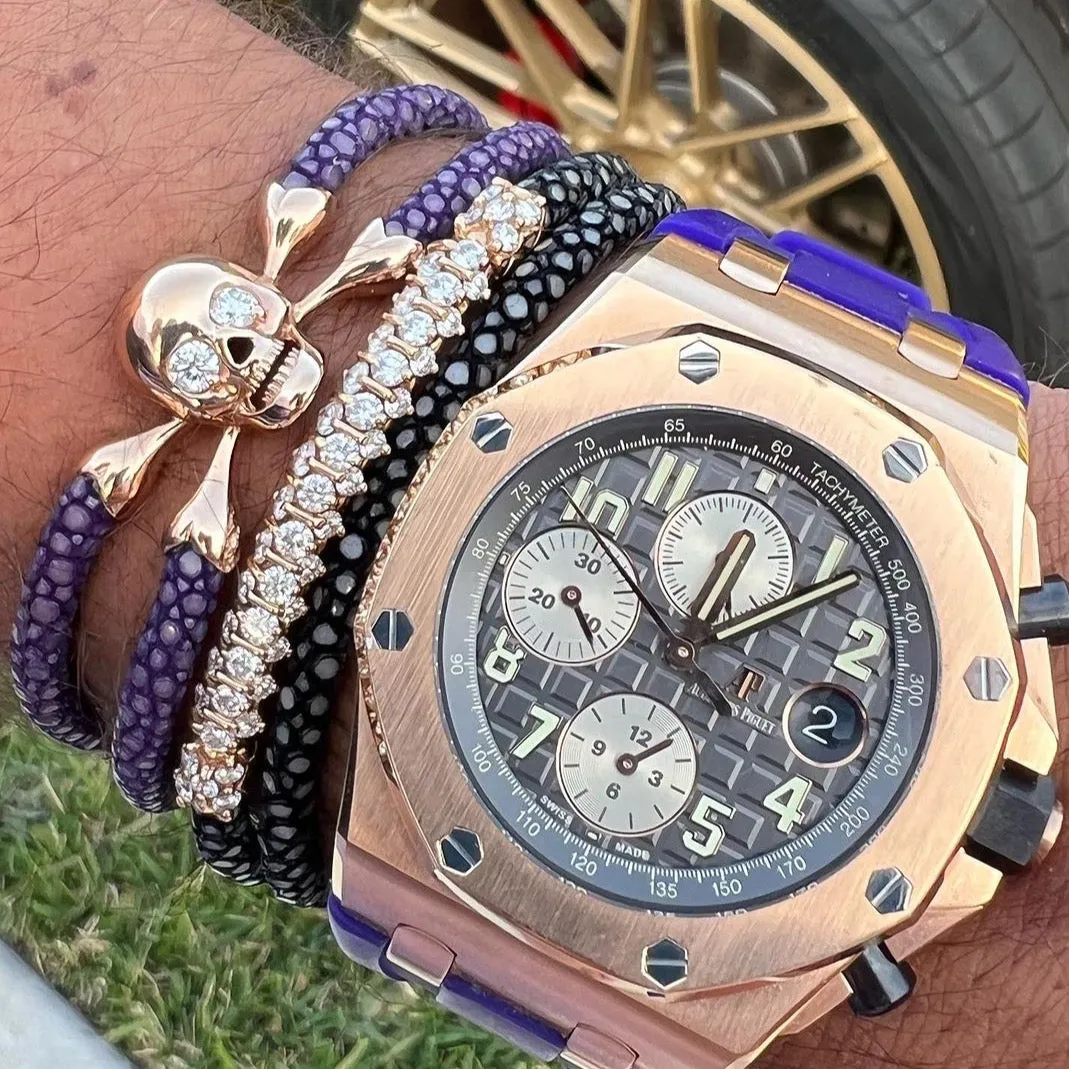 B472 StingHD Rose Gold Diamond Bar