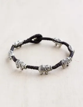 Bali Elephant Alloy Bracelet