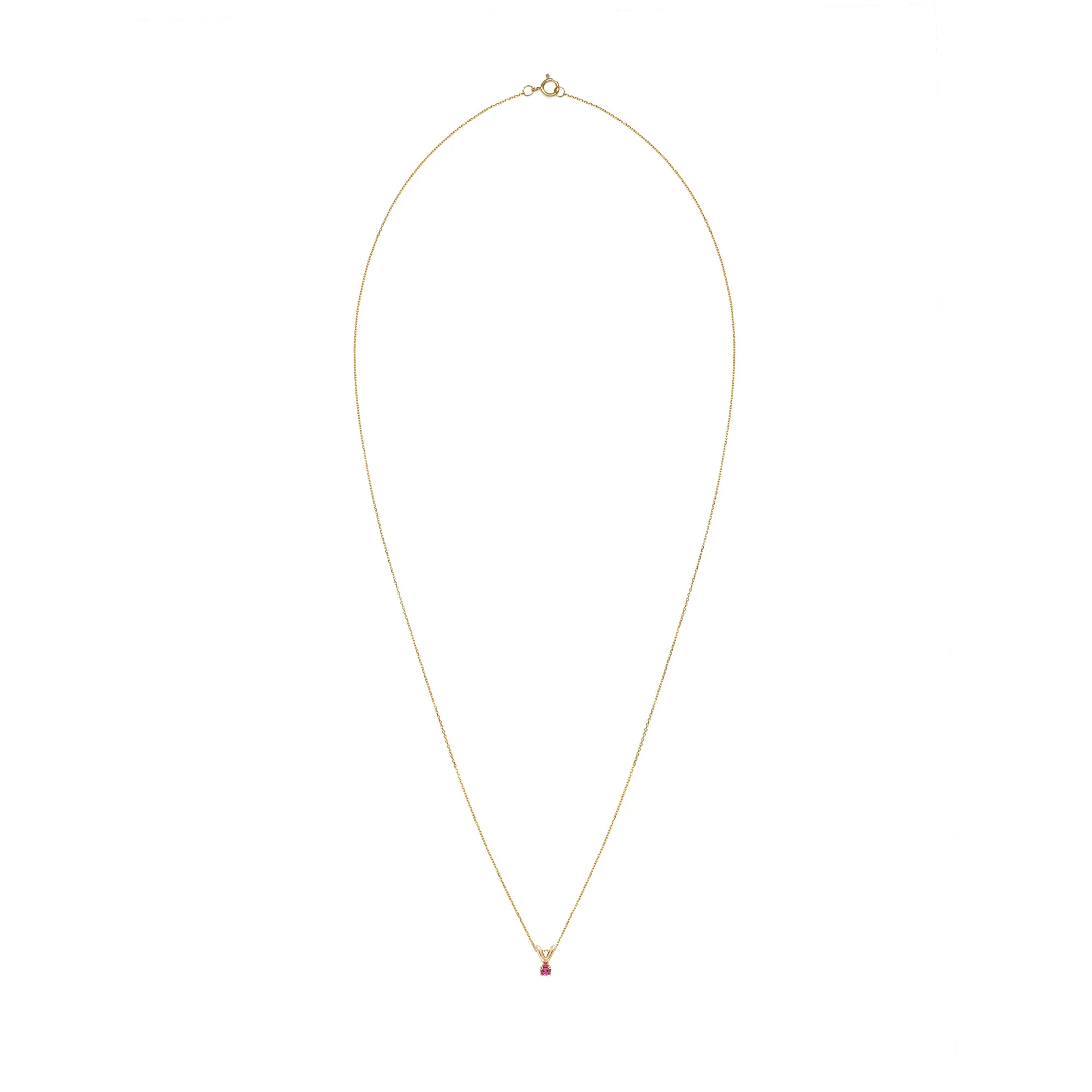Birthstone Pendant - July Ruby