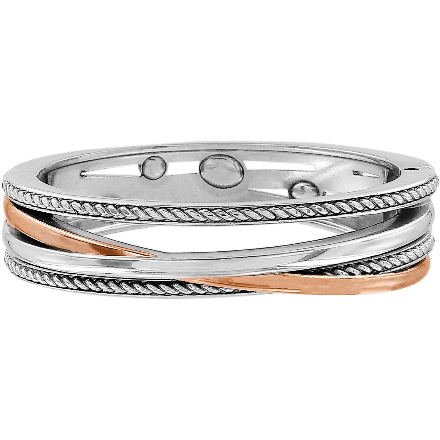 Brighton Neptune's Rings Gems Hinged Bangle