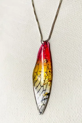 Butterfly Necklace, Resin Wing, Wing Jewelry, Butterfly Wing Necklace