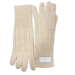 Cashmere Gloves in Sand