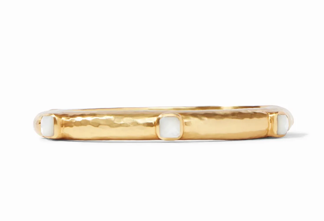Catalina Hinge Stone Bangle