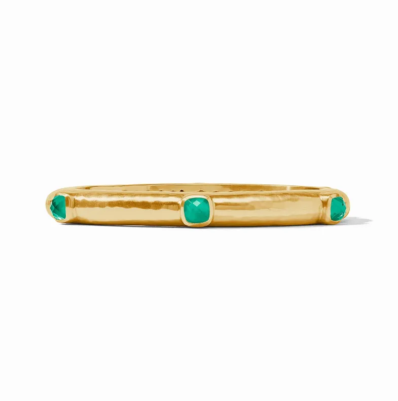 Catalina Hinge Stone Bangle
