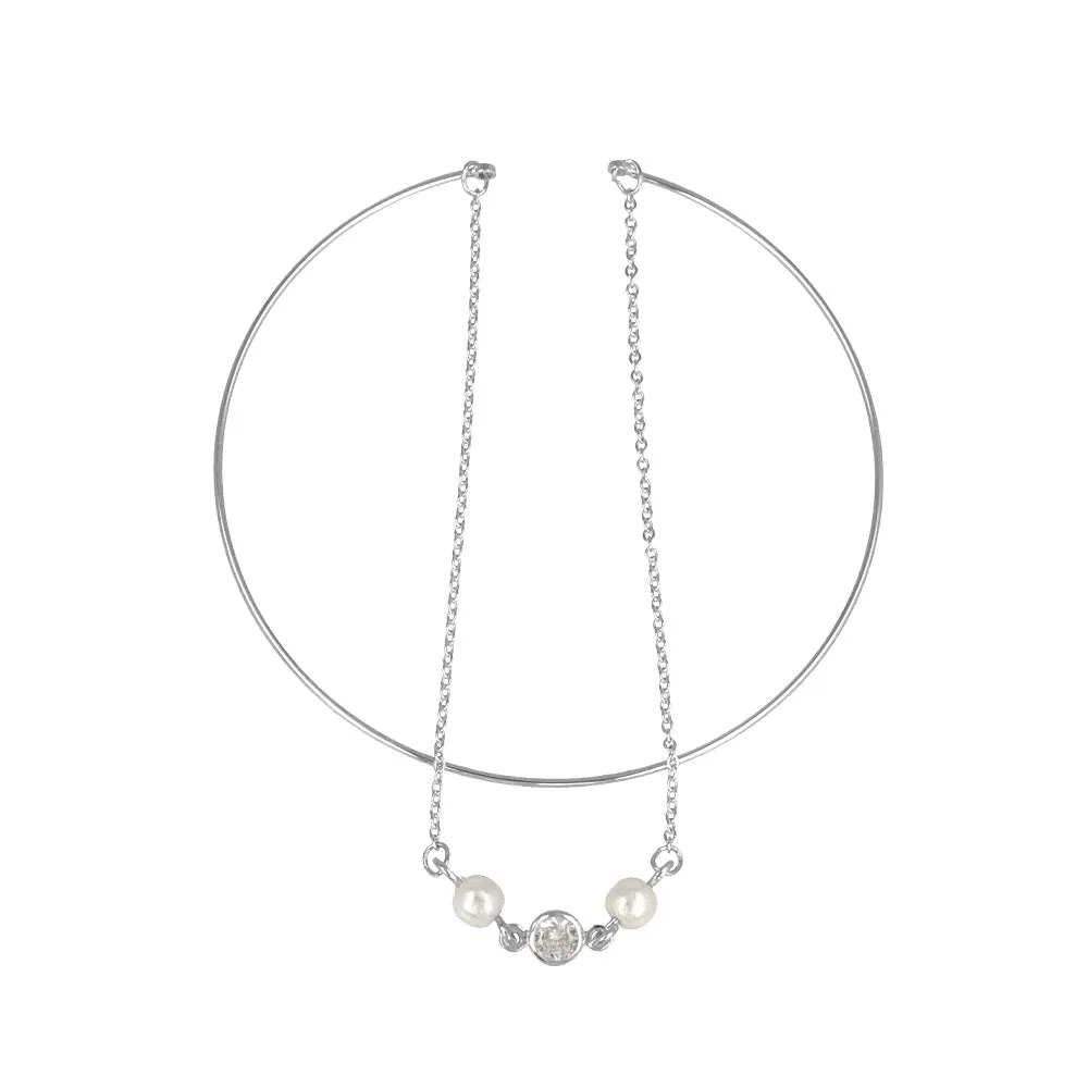 Chain Detail Slim Bangle