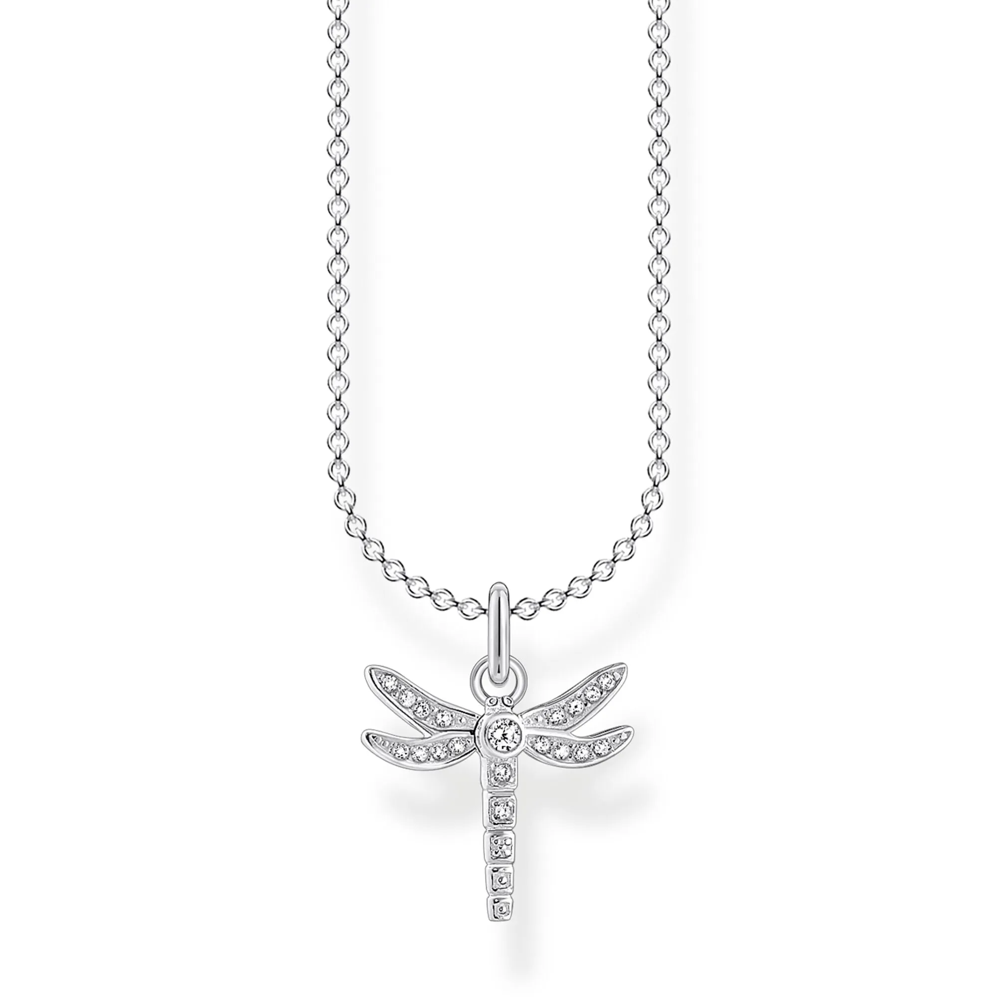 CHARMING COLLECTION CZ PAVE CROSS NECKLACE 38-45CM