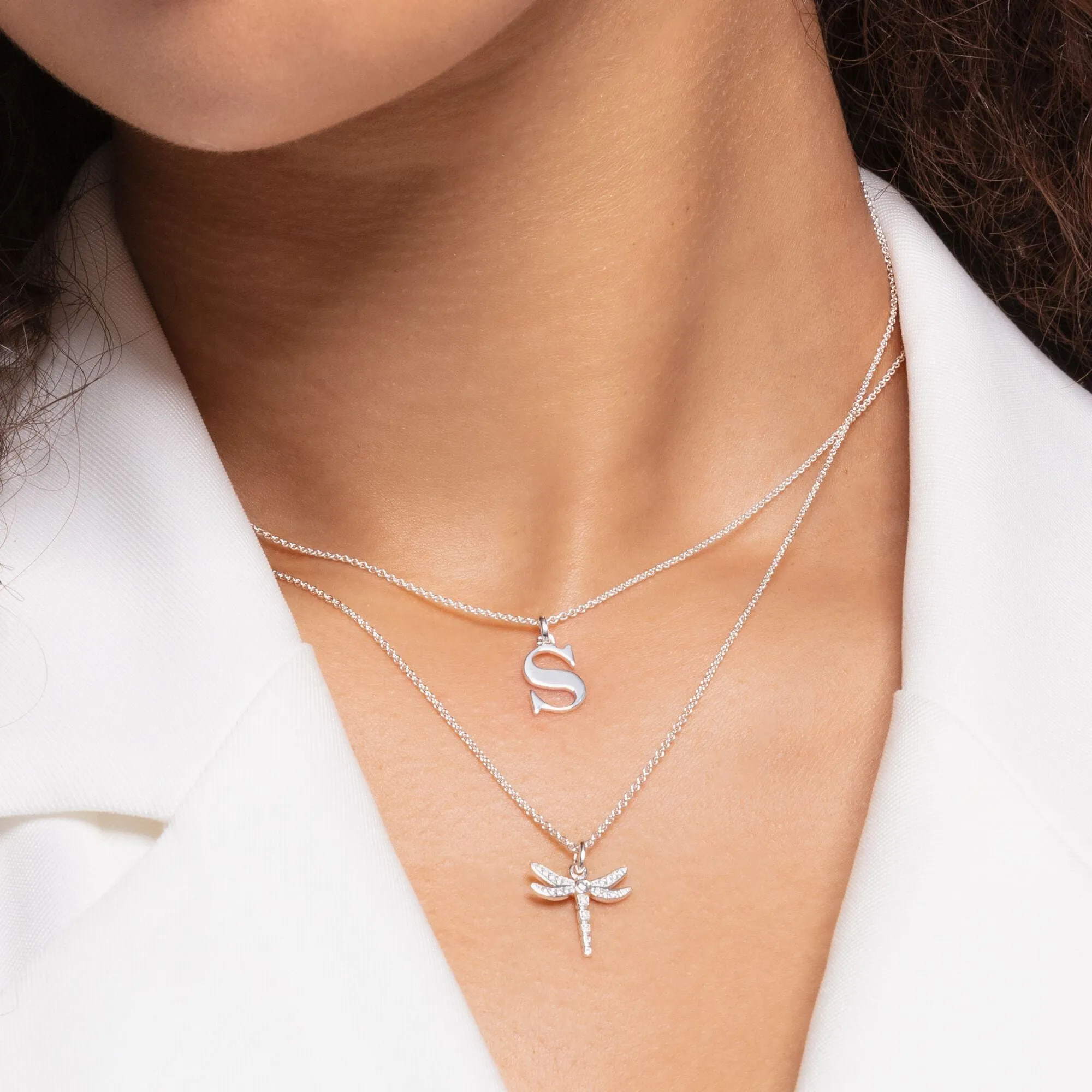 CHARMING COLLECTION CZ PAVE CROSS NECKLACE 38-45CM