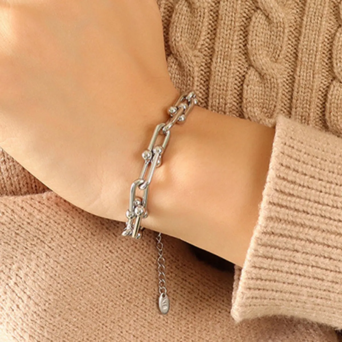 Chunky Chain Titanium Steel Bracelet | Trending Jewelry