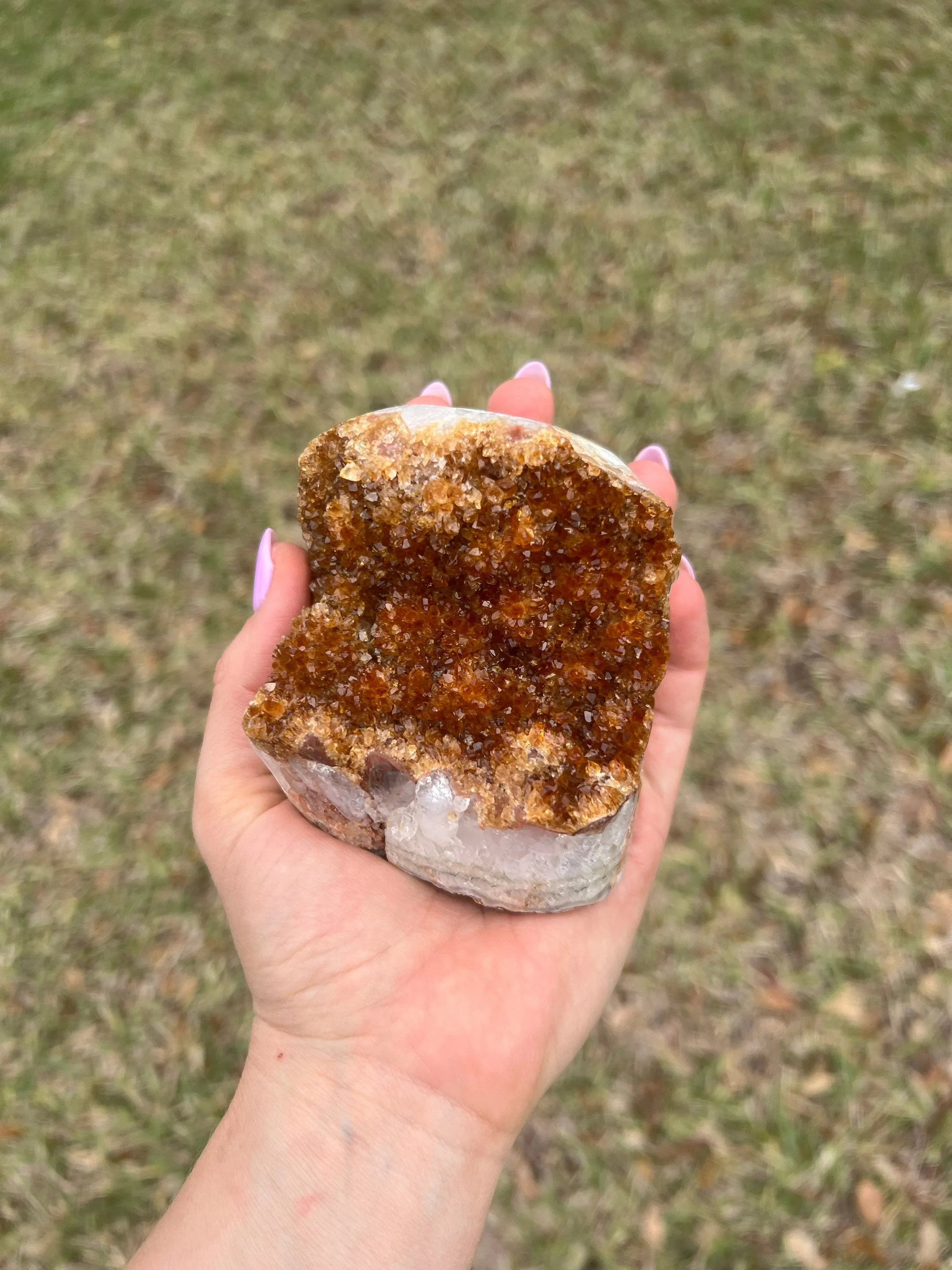 Citrine cluster 1pound 5oz