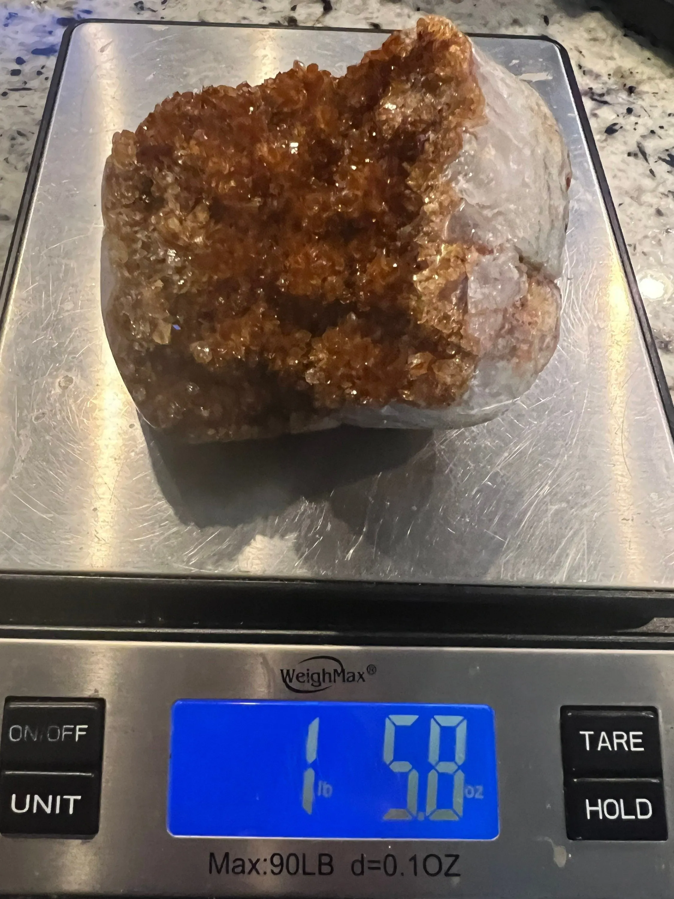 Citrine cluster 1pound 5oz