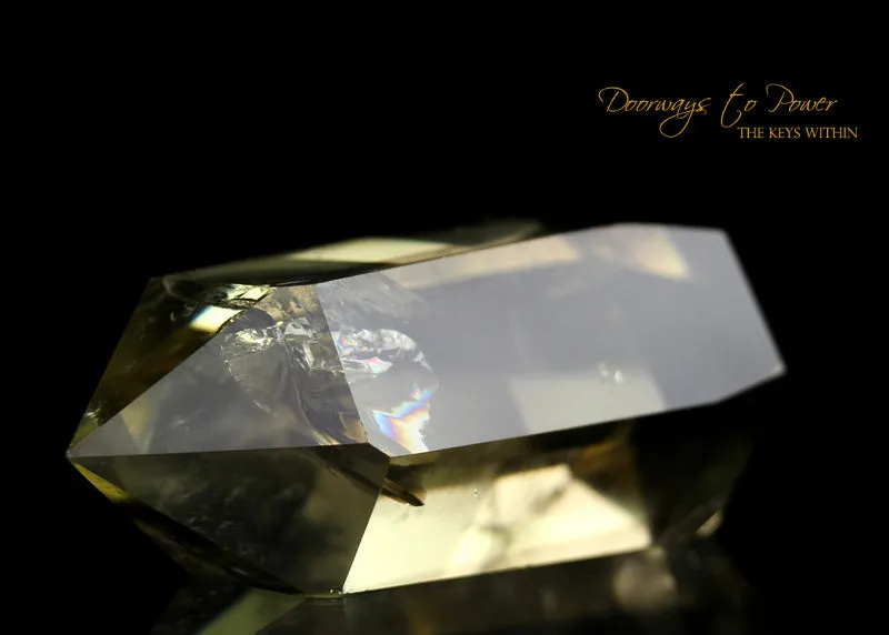 Citrine Double Terminated Manifestation Quartz Crystal 'Abundance Stone'
