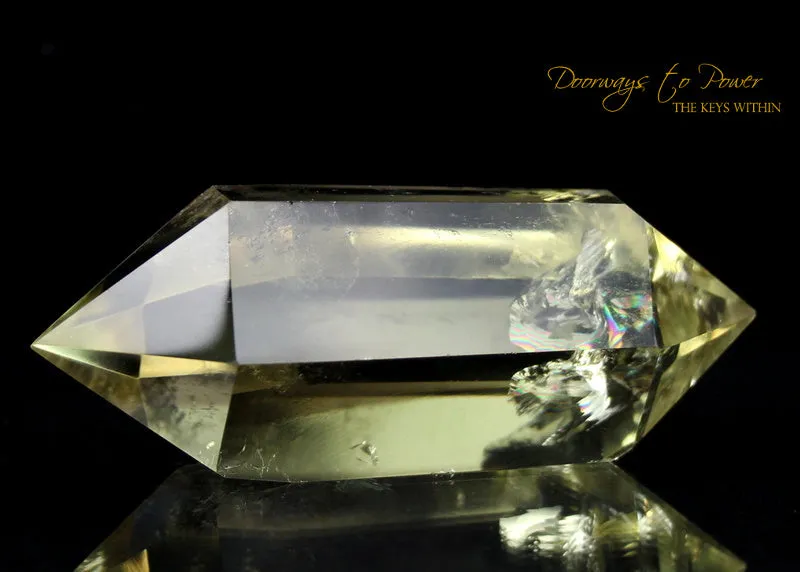 Citrine Double Terminated Manifestation Quartz Crystal 'Abundance Stone'
