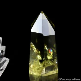 Citrine Isis Quartz Crystal Abundance Stone w/ Amazing Rainbows