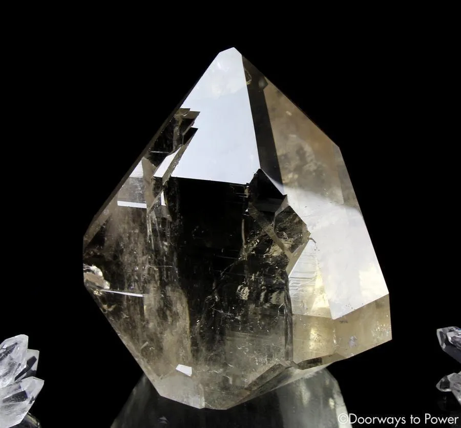 Citrine Quartz Lightbrary Crystal Sculpture & Abundance Stone