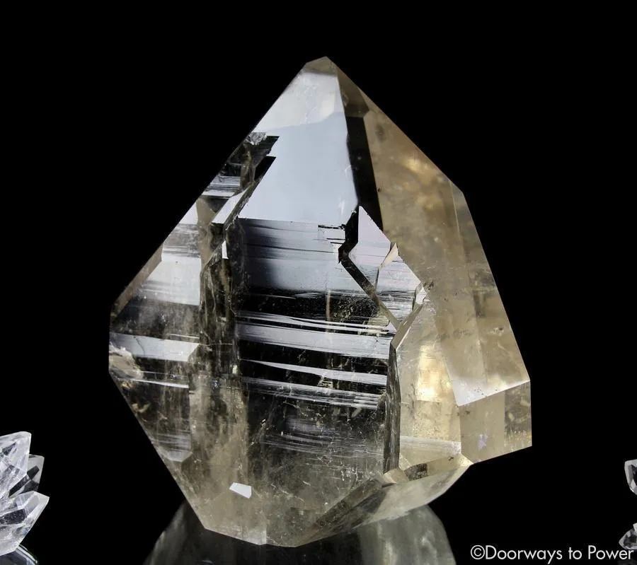 Citrine Quartz Lightbrary Crystal Sculpture & Abundance Stone