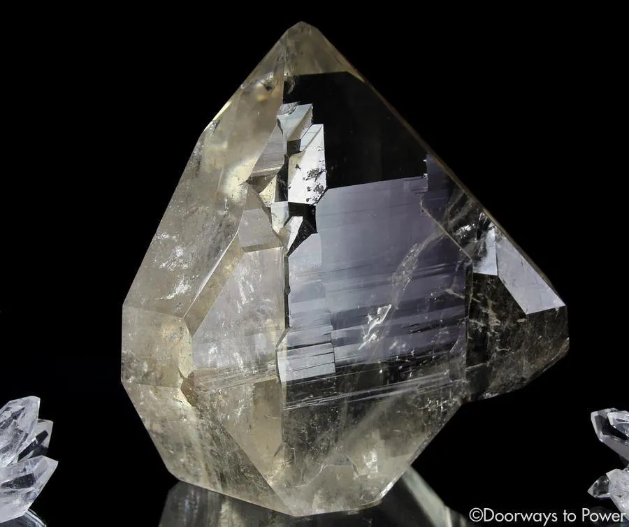 Citrine Quartz Lightbrary Crystal Sculpture & Abundance Stone