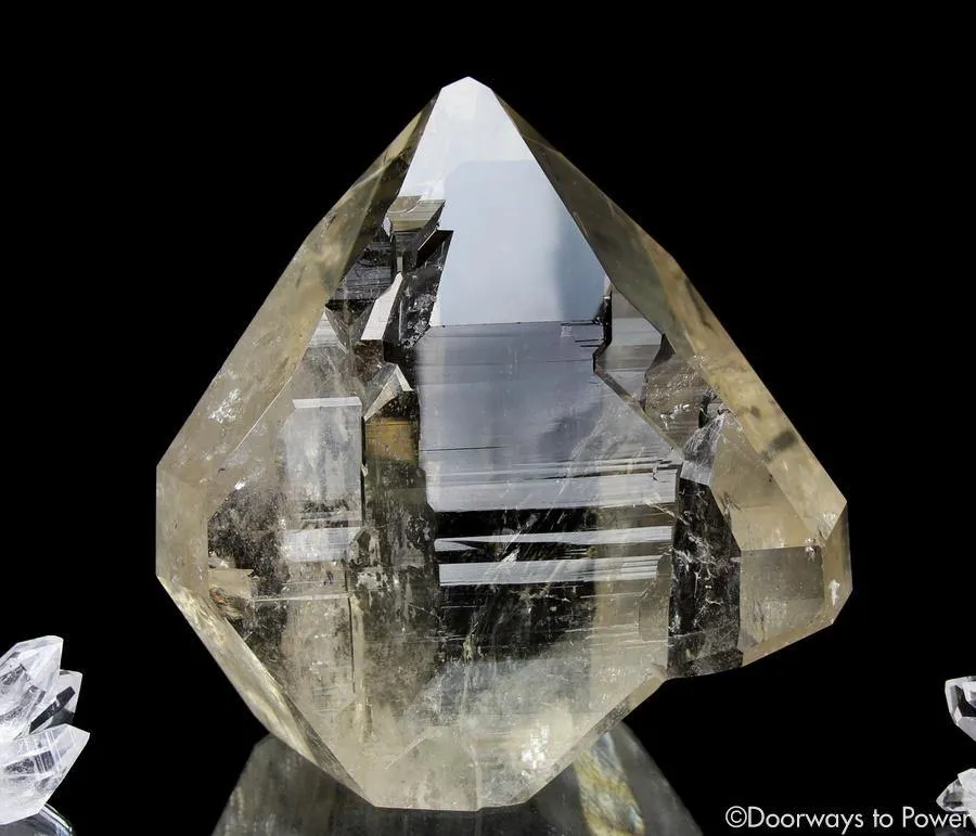 Citrine Quartz Lightbrary Crystal Sculpture & Abundance Stone