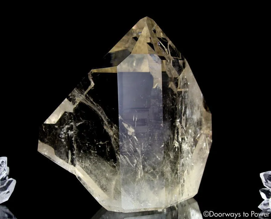 Citrine Quartz Lightbrary Crystal Sculpture & Abundance Stone