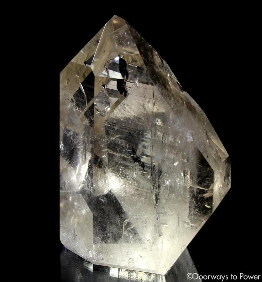 Citrine Quartz Lightbrary Crystal Sculpture & Abundance Stone