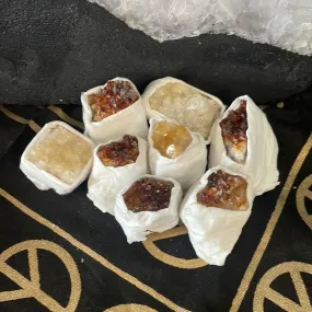 Citrine Raw Clusters (Heat Treated)