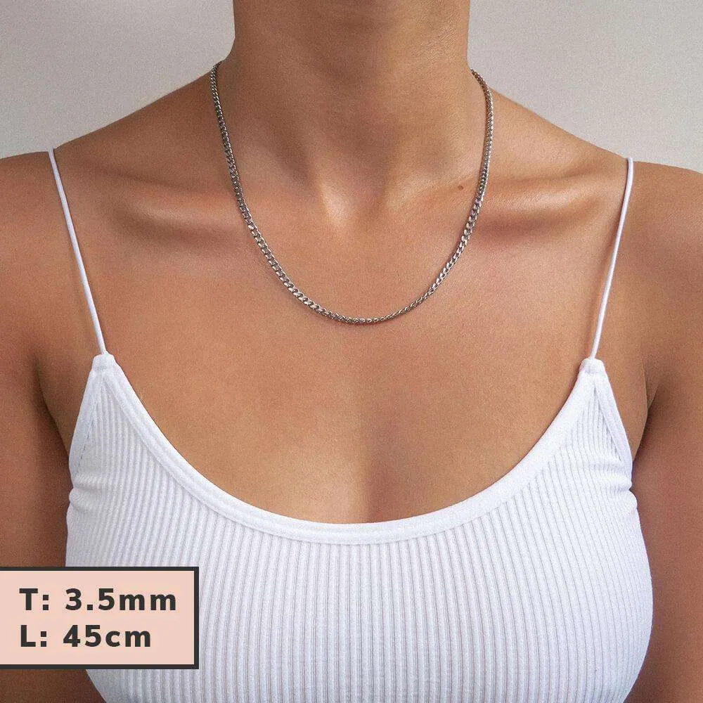 Classic Cuban Chain Silver